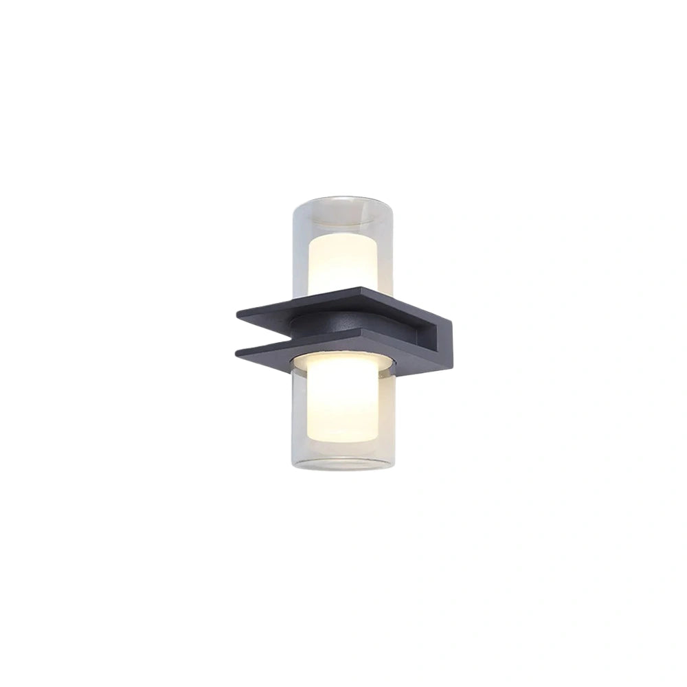 Modern Outdoor Wall Lamp - Black